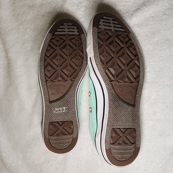 Converse All Star Low Tops women's Sz 7 Seafoam Green - Picture 6 of 7